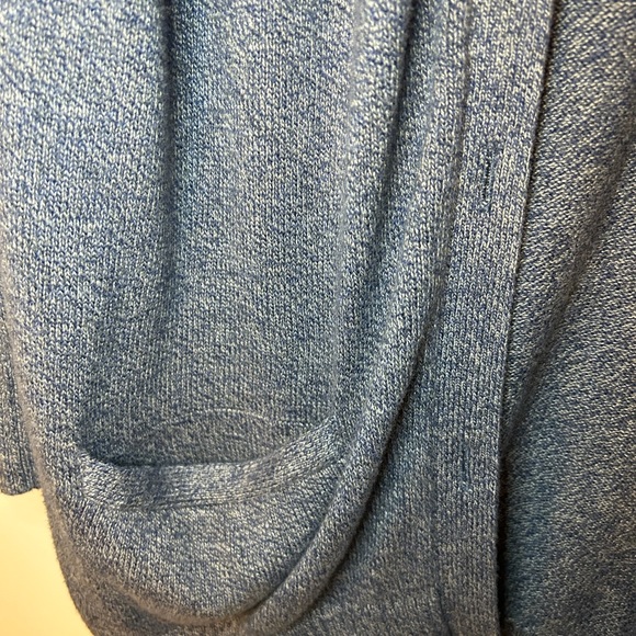 VGUC BANANA REPUBLIC BUTTON FRONT CARDIGAN, SIZE XL, BLUE MARLED COLOUR - Picture 5 of 9